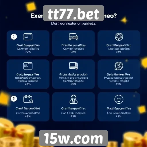 Opções de pagamento disponíveis em tt77.bet